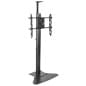 TV Stand with Power Outlets, Fits Monitors 30 - 84", Camera Mount – Black