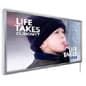 36 x 72 LED Light Box for Wall, Snap Open - Silver