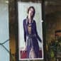 Hanging Poster Holder for Windows, Double-Sided, Illuminated - Silver