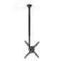 Ceiling TV Mount Fits Monitors 32-47", Height-Adjustable, Tilting - Black