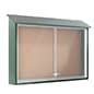 45 x 30 Enclosed Message Center w/ Sliding Doors, Locking, Outdoor Use