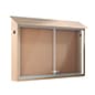 45 x 30 Enclosed Message Center w/ Sliding Doors, Locking, Outdoor Use