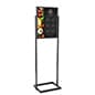 Floor Standing Sign Holder, Top Insert, Double Sided