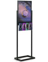 18" x 24" Poster Display Stands: With Four Acrylic Pockets Poster Display Stands