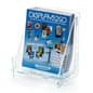 Acrylic Magazine Holder, 8.5"w, Tabletop, Single Pocket, Ships Flat - Clear