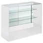 Display Counter with Tempered Glass and Adjustable Shelves