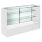 Display Counter with Tempered Glass and Adjustable Shelves