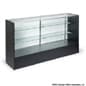 Display Counter with Tempered Glass and Adjustable Shelves
