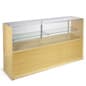 Retail Counter w/ Maple Finish, Storage Space, Adjustable Shelf & Sliding Doors