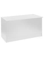 6’ Solid White Store Counter with Flat Surface Top 6’ Solid White Store Counter