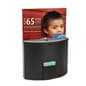 Locking Metal Ballot Box w/ 17 x 11 Header for Wall or Countertop - Black