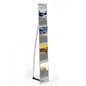Portable Literature Floor Stand with Case, 8.5 x 11 Pockets