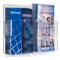 Acrylic Literature Wall Rack, Adjustable Pockets, Multiple Size Options - Clear