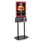 22" x 28" Floor Standing Sign Holder w/ Front and Back Literature Pockets