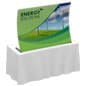 5.5'w Tabletop Display Board w/ Custom Printing, Concave Design, Portable