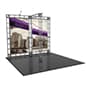 10x10 Trade Show Booth Kit w/ Backdrop and Tabletop, Orbus Orbital Express Pluto