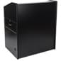 41" Multimedia Podium with Cabinet, Side Drawer, Keyboard Tray & Wheels