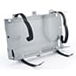 Adjustable PPE Box Holder for PCSG Series with Hook and Loop Fasteners - Silver