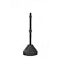 Weighted Sidewalk Sign Stand, Fillable Base, Wheels - Black