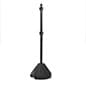 Weighted Sidewalk Sign Stand, Fillable Base, Wheels - Black