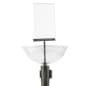 QueuePole.Economy Bowl Stanchion Topper for QueuePole.Economy Series – Clear Acrylic