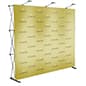 10' Trade Show Pop Up Backdrop w/ Custom Graphics, 4 Spotlights, Portable