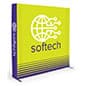 7.5' Pop Up Trade Show Backdrop, Custom Graphics, 3 Spotlights, Portable