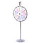 Prize Wheel with 12 Slots, Write-On Surface, Floor Standing - White