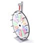 Write-on Prize Wheel with 12 Slots, Countertop - White