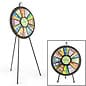 Prize Wheel w/ 12 - 24 Slots, Printable Templates, Floor or Countertop - Black
