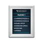Wall Mounted Poster Holder, Snap Frame, Decorative Profile