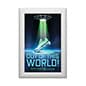 Wall Mounted Poster Holder, Snap Frame, Extra-Wide Profile