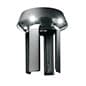 Stanchion Mount LED Light Topper, Solar or USB Charging, Low-Light Sensor, Set of 4