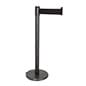 QueuePole.Deluxe 41" Stanchion Post with 10' Retractable Belt - Multiple Colors