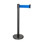 QueuePole.Deluxe 41" Stanchion Post with 10' Retractable Belt - Multiple Colors