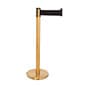 QueuePole.Deluxe 41" Stanchion Post with 10' Retractable Belt - Multiple Colors