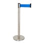 QueuePole.Deluxe 41" Stanchion Post with 10' Retractable Belt - Multiple Colors