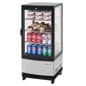 16.75"w Refrigerator, Countertop, 3 cu ft Capacity, LED Lighting, 4-Sided - Silver
