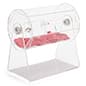 12" Recycled Acrylic Raffle Drum with Locking Door, Countertop - Clear