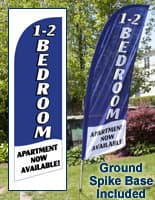 1-2 Bedroom Flags and Real Estate Banners Sell in Dozens of Styles Here! 1-2 Bedroom Flags
