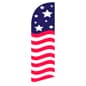 Replacement Patriotic Graphic for REAMERBAN 8' Feather Flags– American Flag Graphic