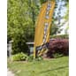 8' Real Estate Feather Flag w/ Ground Spike, Vertical OPEN HOUSE Message