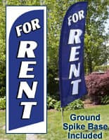 FOR RENT Flag Promotes House and Apartment Rentals FOR RENT Flag