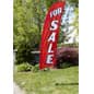8' Real Estate Feather Flag w/ Ground Spike