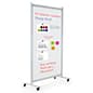 40 x 70 Write-On Board, Floor Stand w/ Wheels, Dry Erase, Double Sided - White