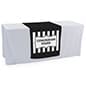 30" or 60" Wide Polyester Table Runner, White Custom Imprint - Solid Color