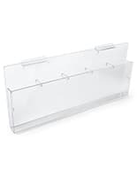 Slat Wall Accessory Adjusts to Various Literature Sizes for Your Business Needs Acrylic Slat Wall Accessory