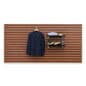 96 x 48 Slatwall Panel for Wall, Aluminum Inserts - Cherry