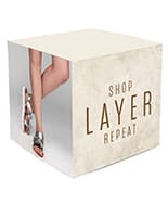 Branded Cardboard Display Cube with 3mm Thick Construction Branded cardboard display cube with five sided design
