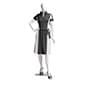 Female Full Body Mannequins w/ Glass Base, Sitting and Standing Poses - White